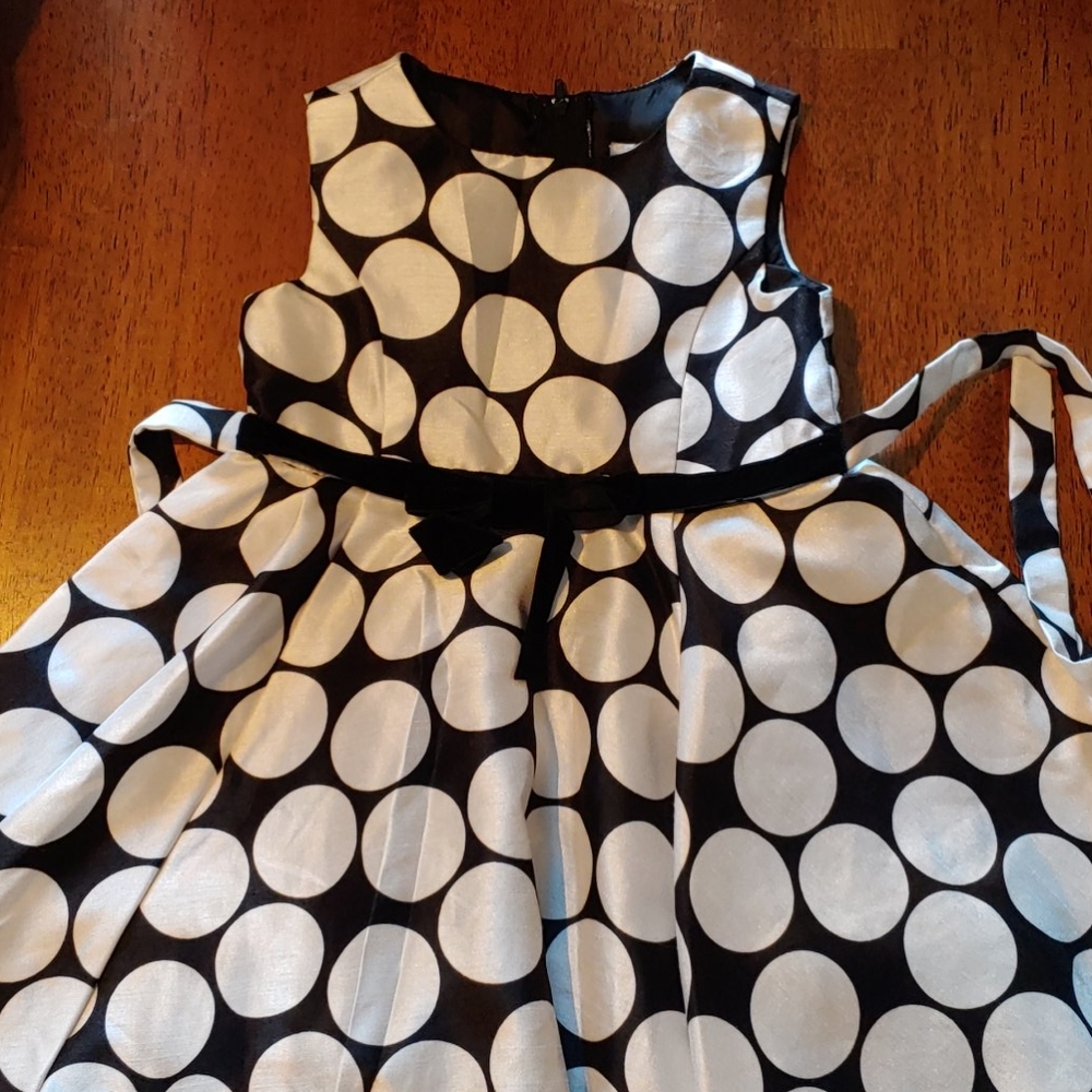 Rare Editions Girls 3t polka dot dress